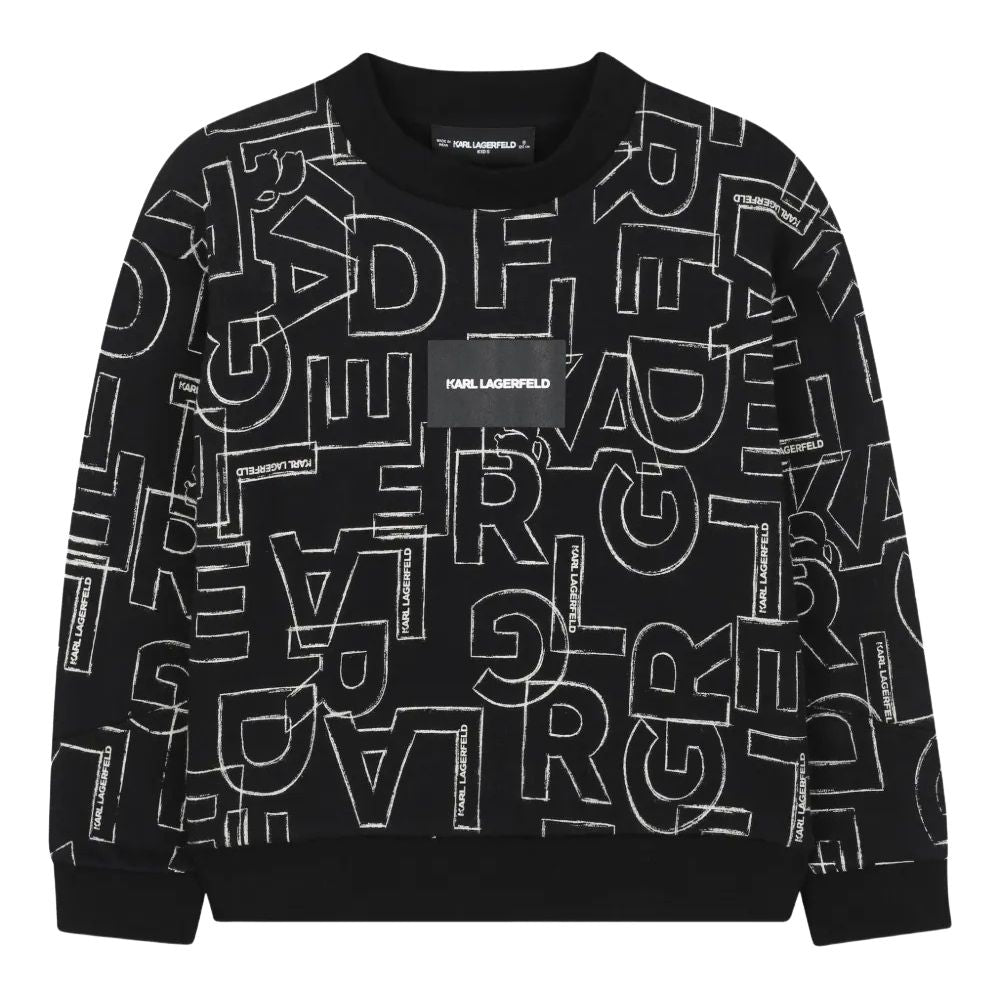 Karl Lagerfeld Sweater Aop Black – Mio Mondo