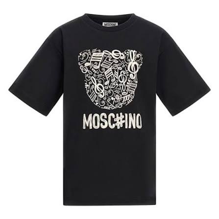 Moschino Tshirt Graphic Print Black