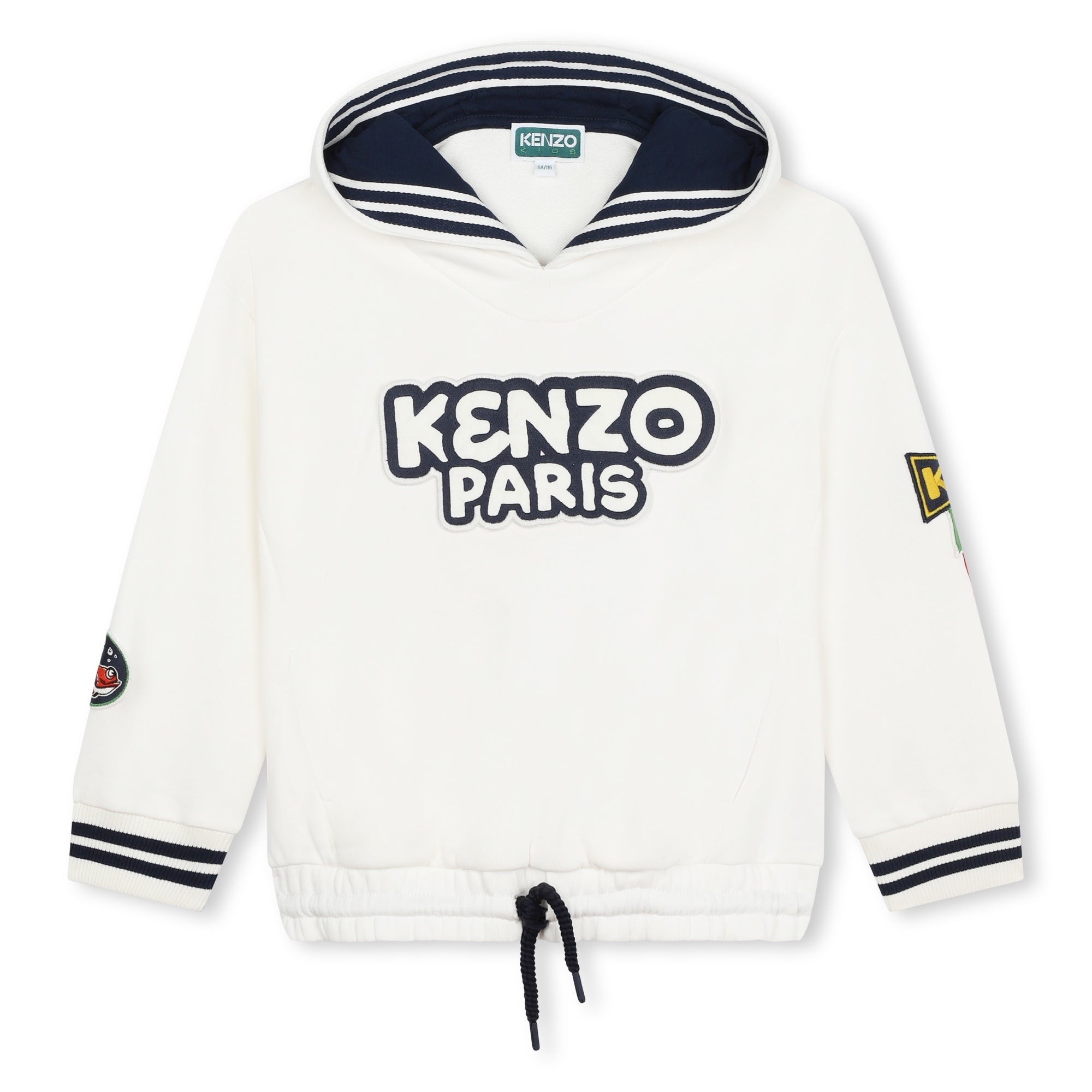 Kenzo Sweater Sailor  Logo  White