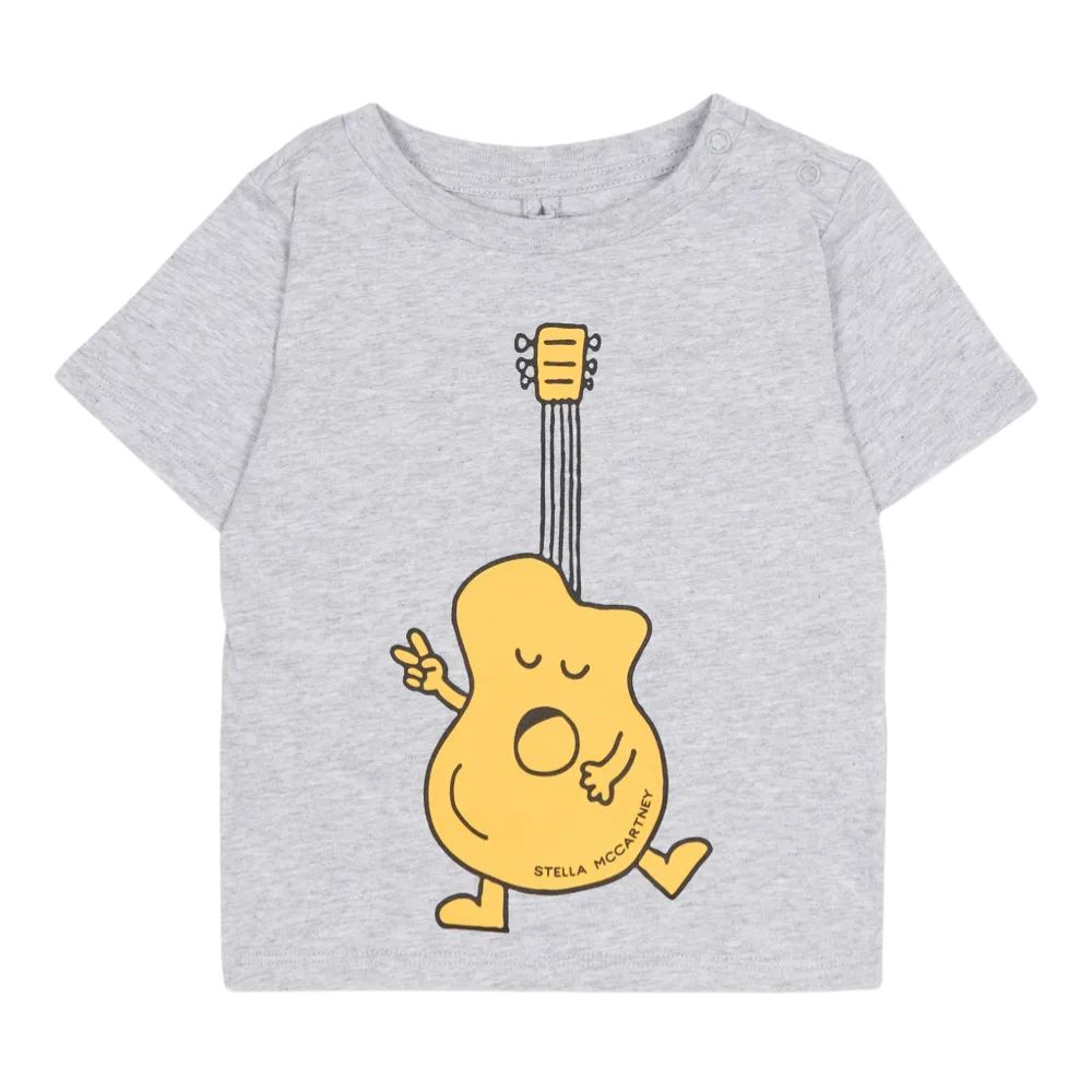 Stella Mccartney Tshirt Spud Guitar Grey