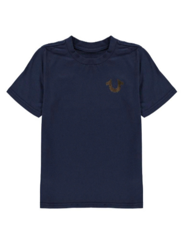 True Religion T-Shirt Buddha Foil Ace Blue