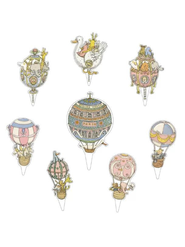 Atelier Choux Paris Cake Toppers Jumbo Set Of 8