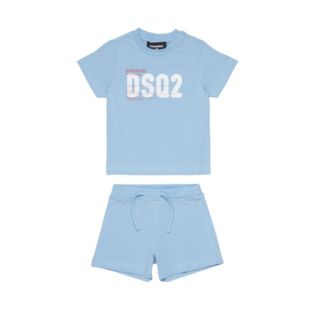 Dsquared Set Tshirt & Shorts Blue