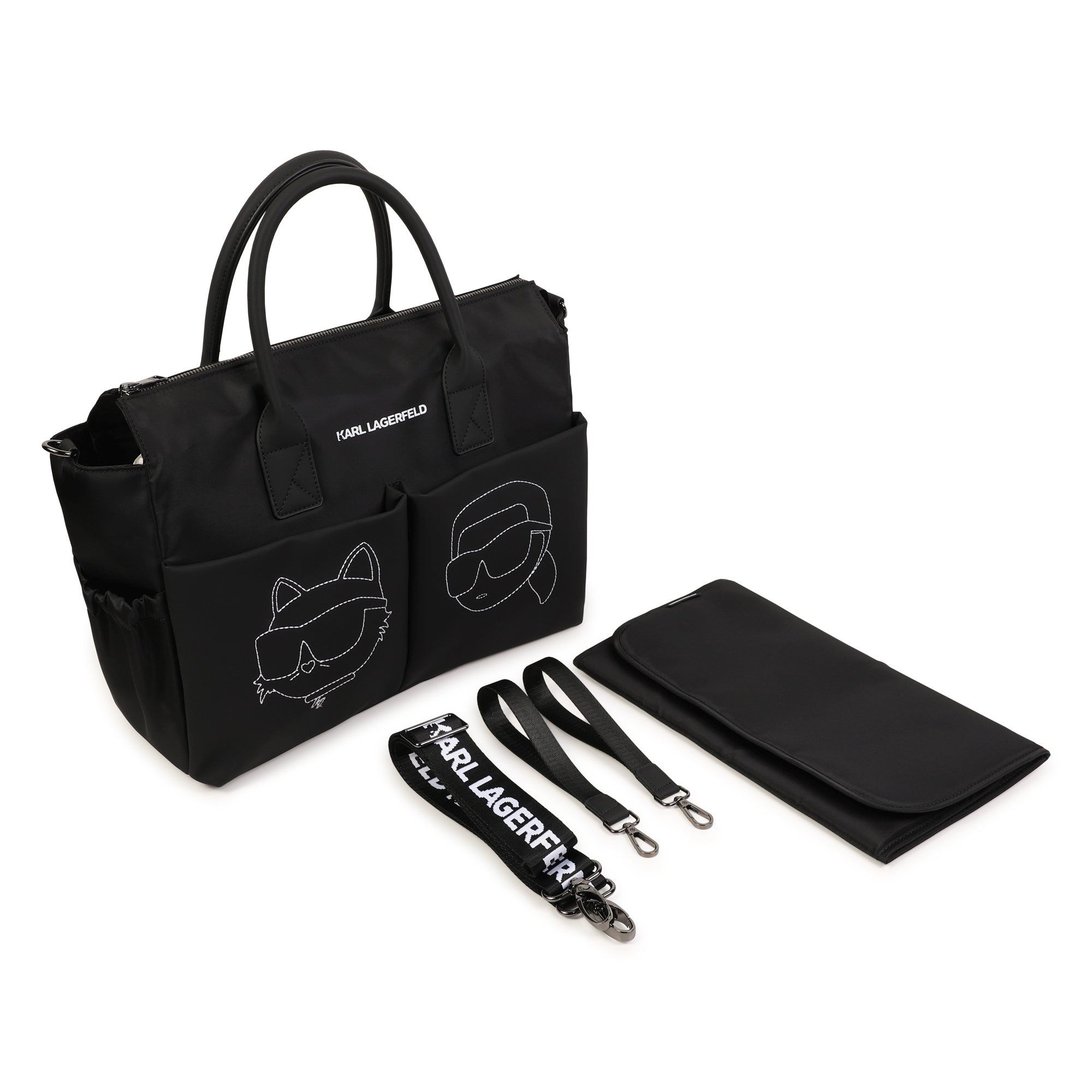 Karl Lagerfeld Bag Nappy Bag Duo Logo Black