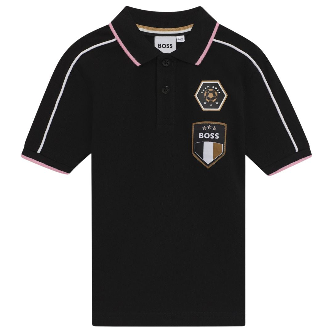 Boss Golfer Ss Logo Black