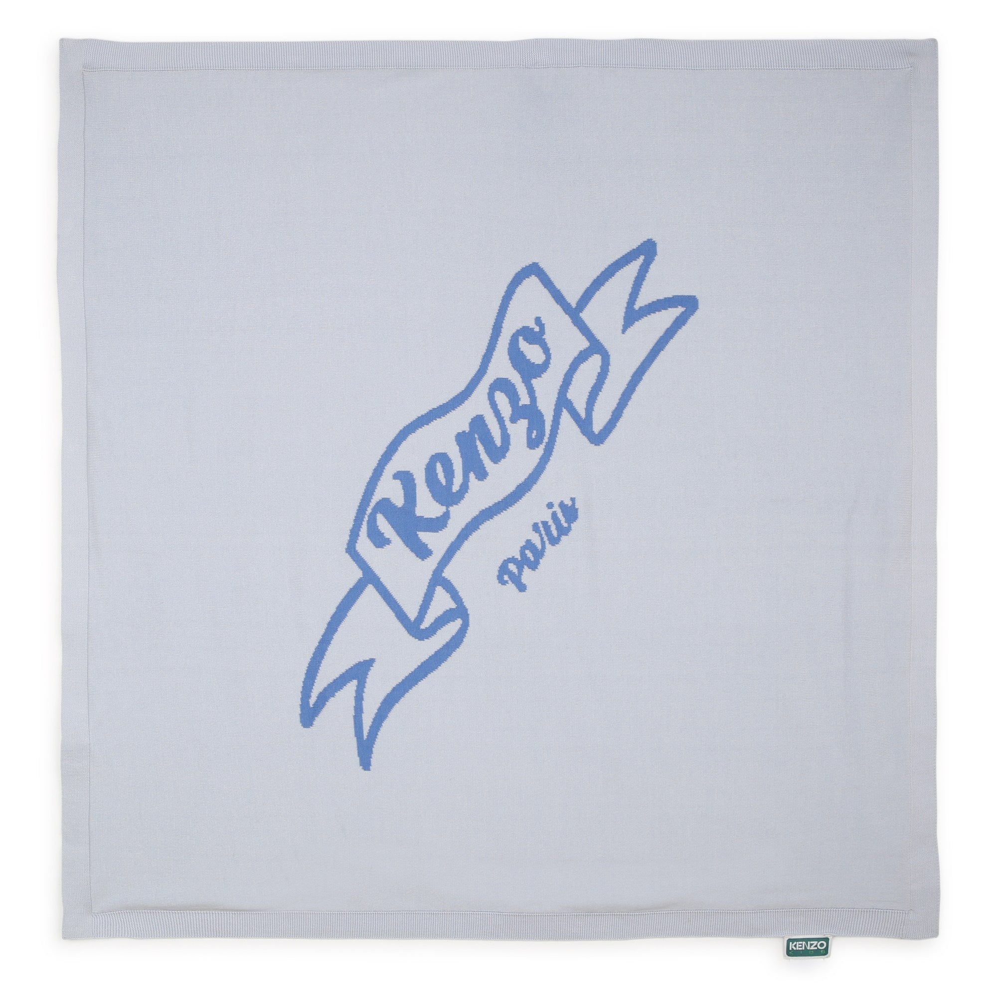 Kenzo Blanket Logo Blue