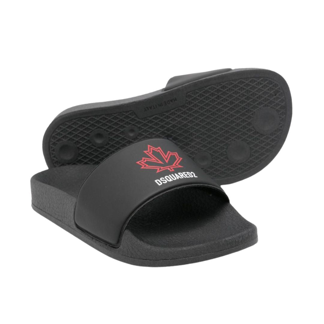 Dsquared Sandal Dsl Logo Black