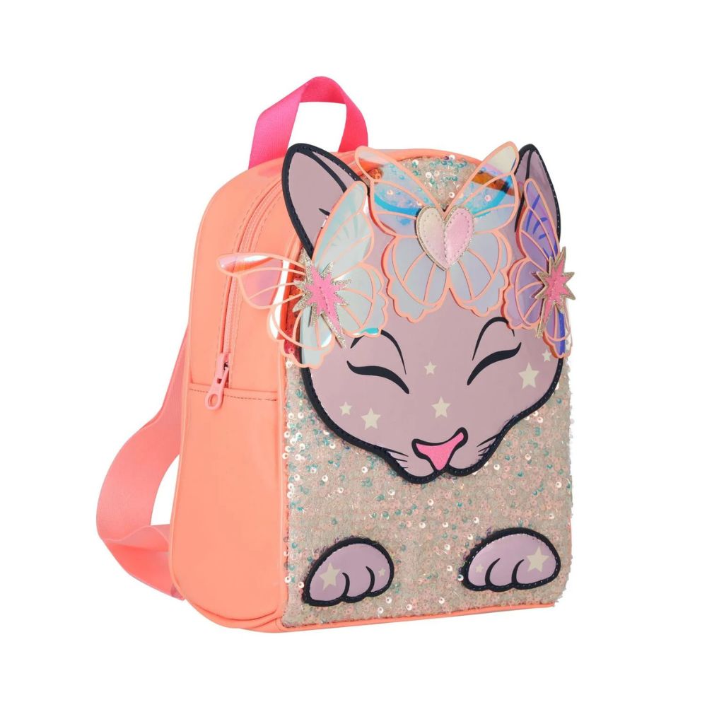 Billie Blush Backpack Pink Cat Peach