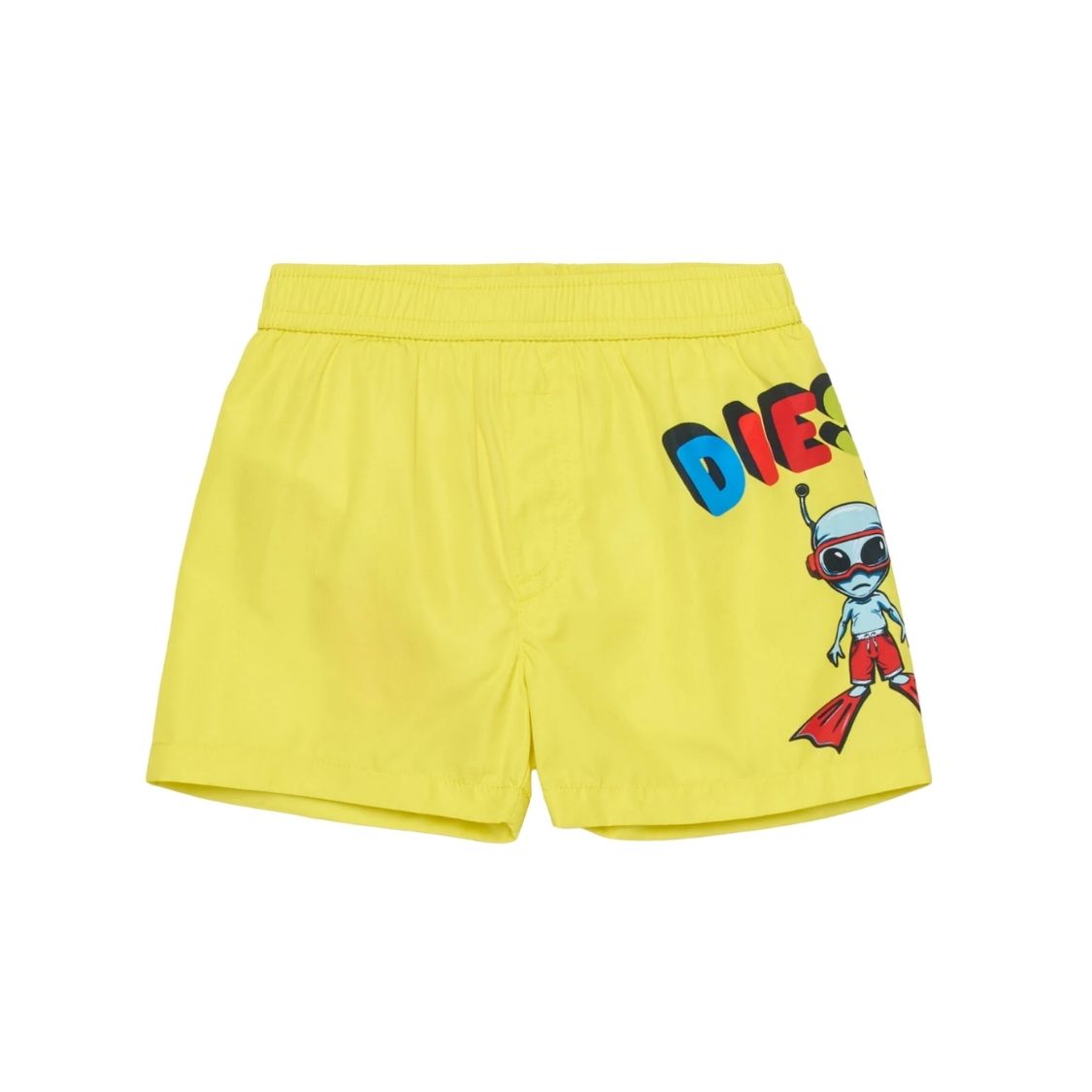 Diesel Shorts Graphic Yellow