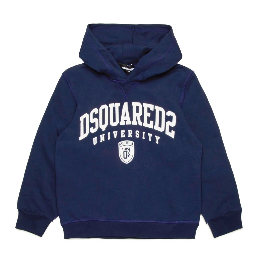 Dsquared2 Sweater Logo Hoodie Blue