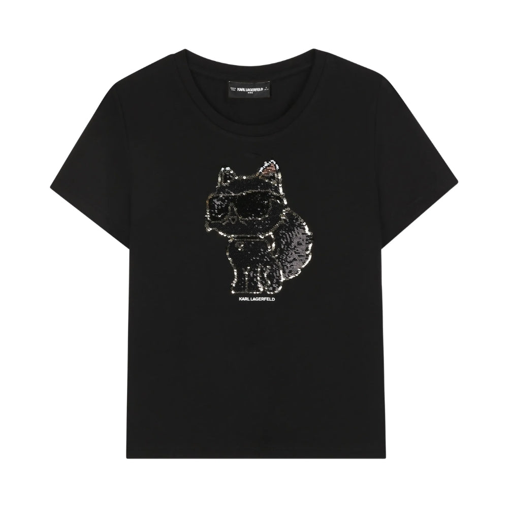 Karl Lagerfeld Tshirt Choupette Black