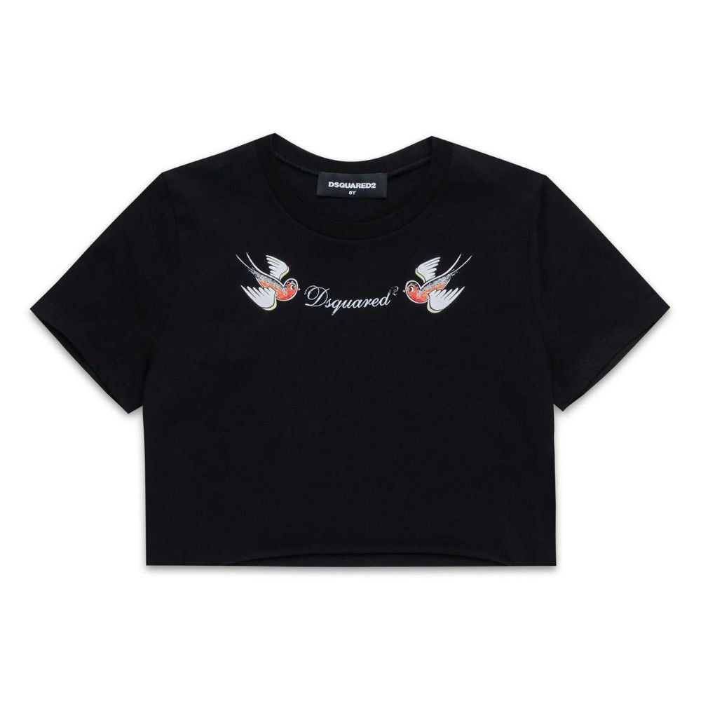 Dsquared Tshirt Graphic Print Black