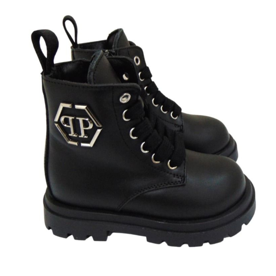 Phillip Plein Boot Logo Black