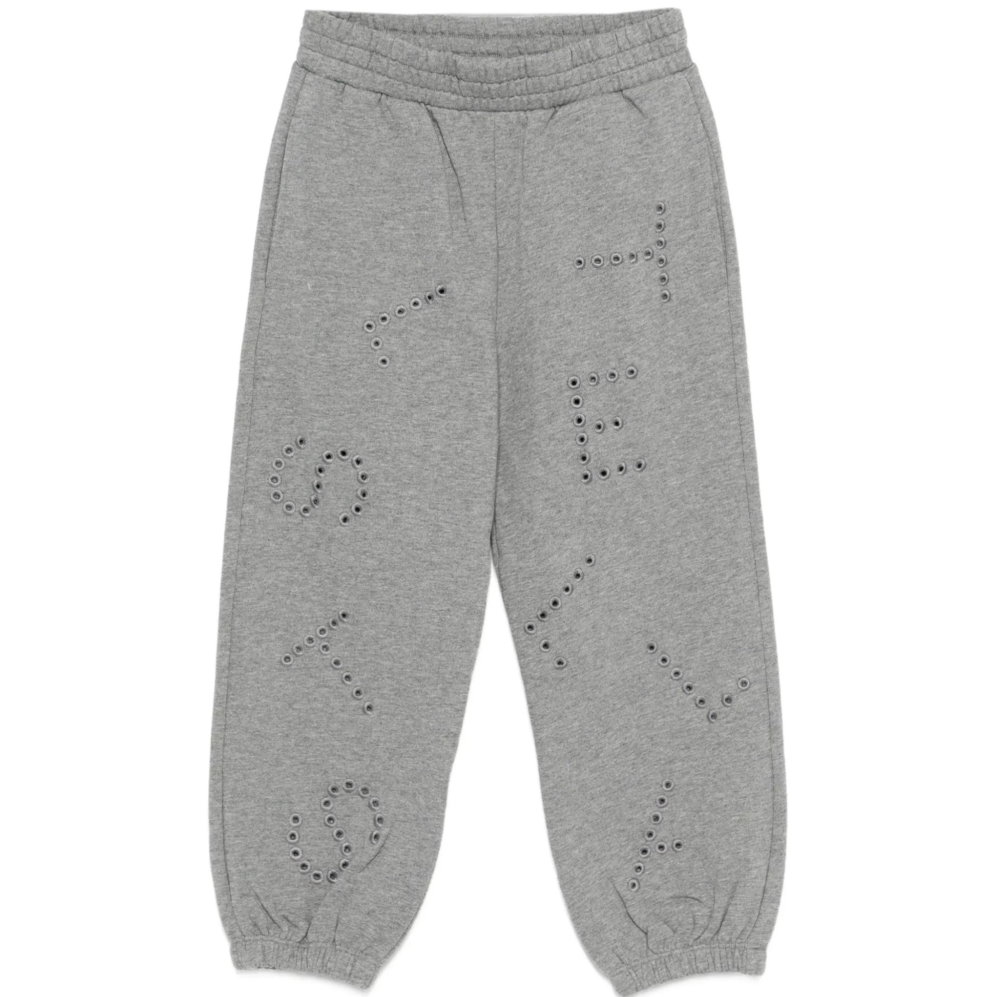 Stella Mccartney Track Pants Allover Print Grey