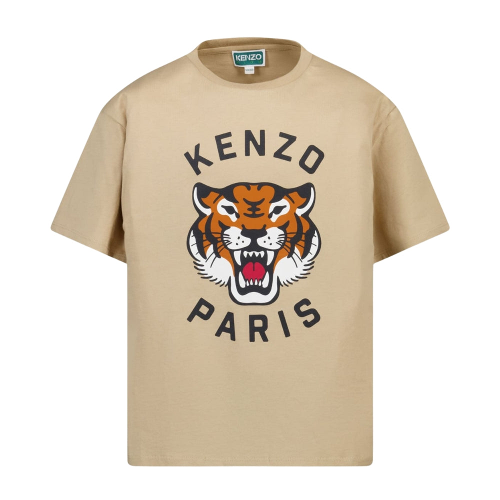 Kenzo Tshirt Short Sleeve Tiger Sand