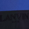 Lanvin Sweater Black Logo Patch Blue