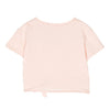 Chloe T-Shirt Tie Ribbon Logo Peach