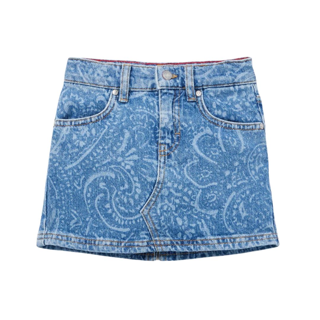 Hugo Skirt Denim All Over Print