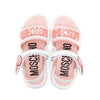 Moschino Sandal Logo Heart Strap Pink