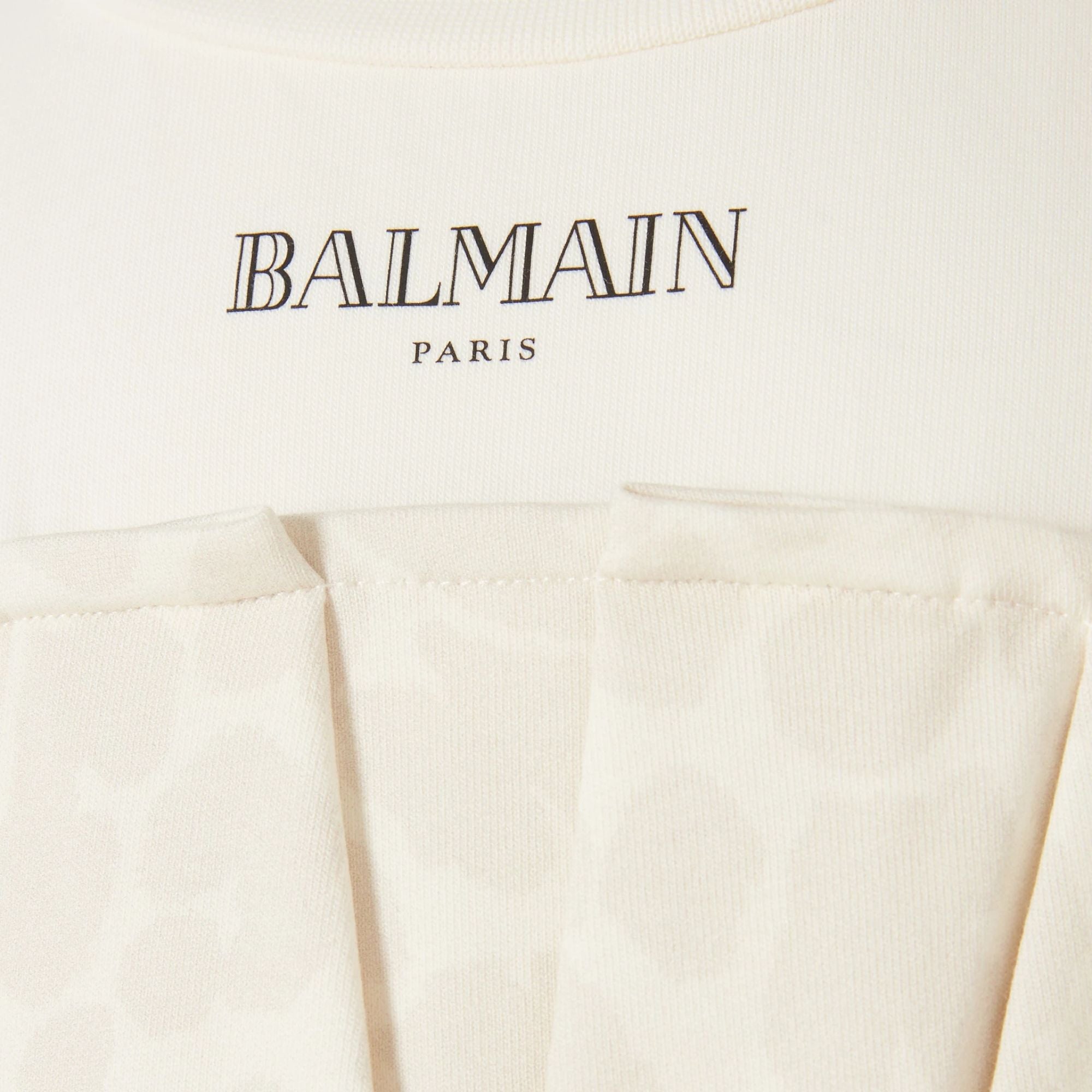 Balmain Dress Allover Print Olive
