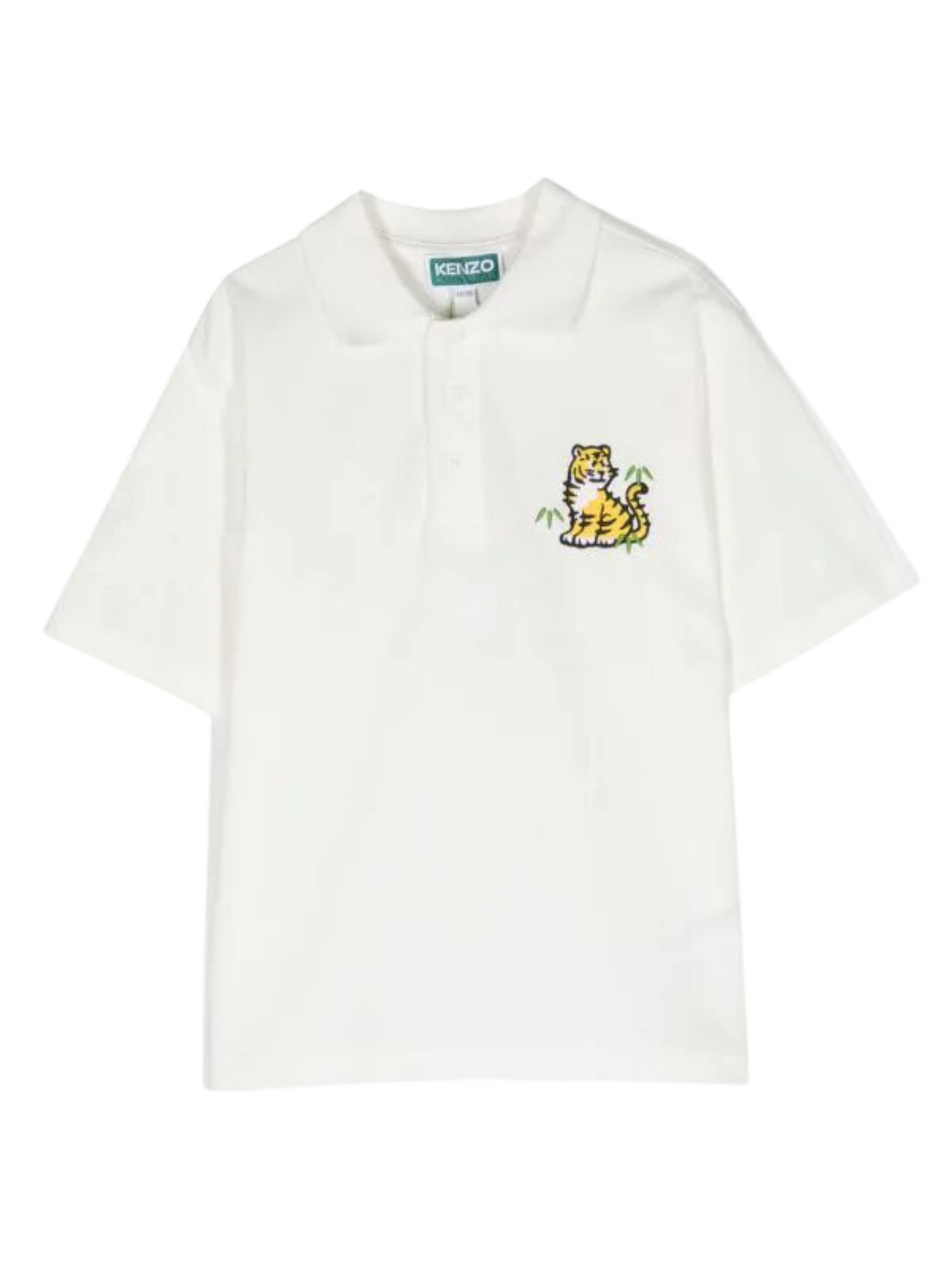 Kenzo Polo Shirt Logo White