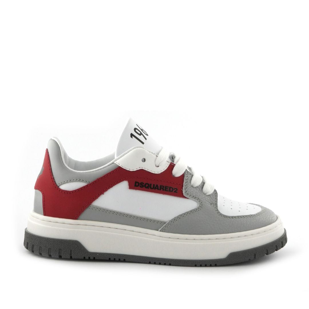 Dsquared2 Sneaker Grey White Red Kid