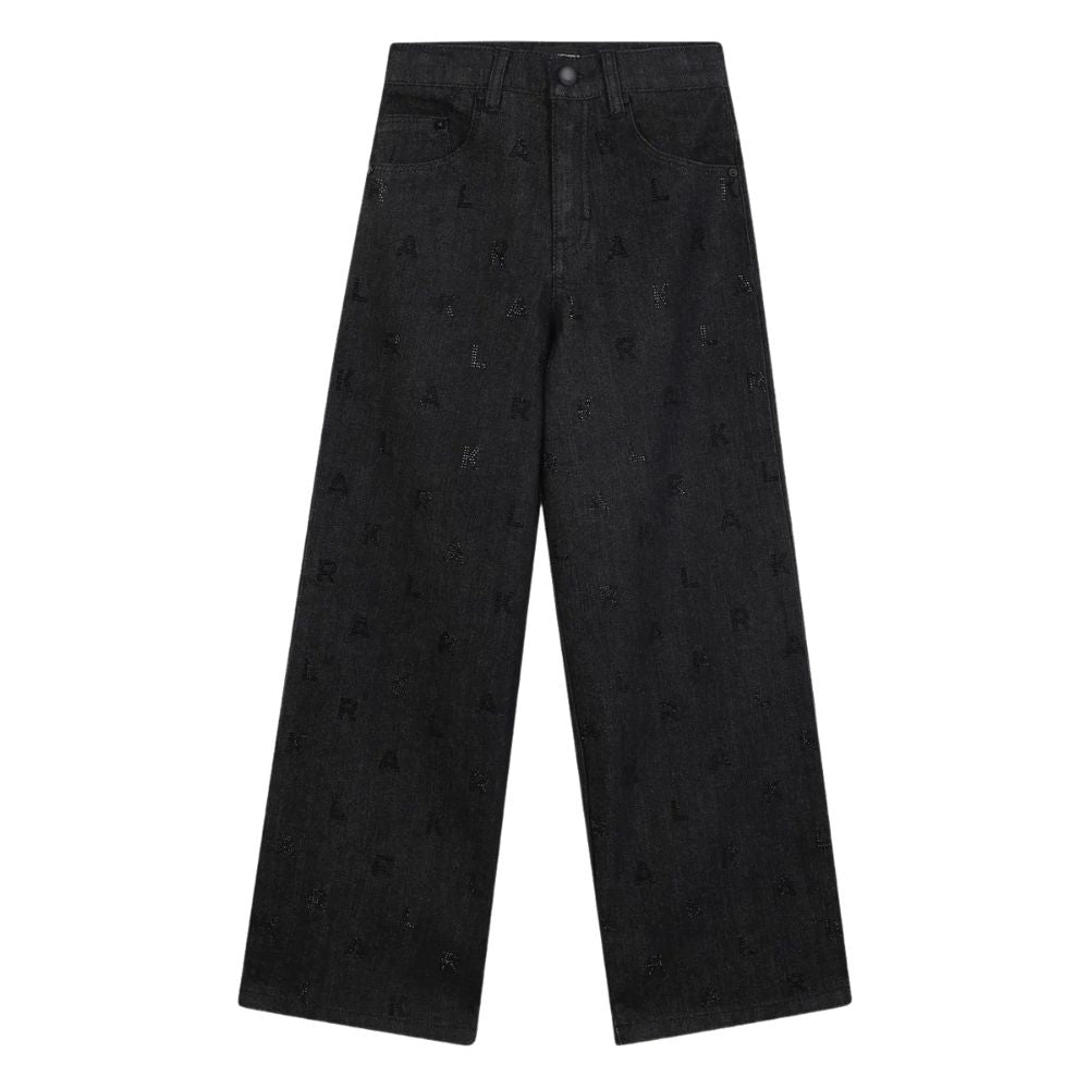 Karl Lagerfeld Jeans Glitter Denim Black