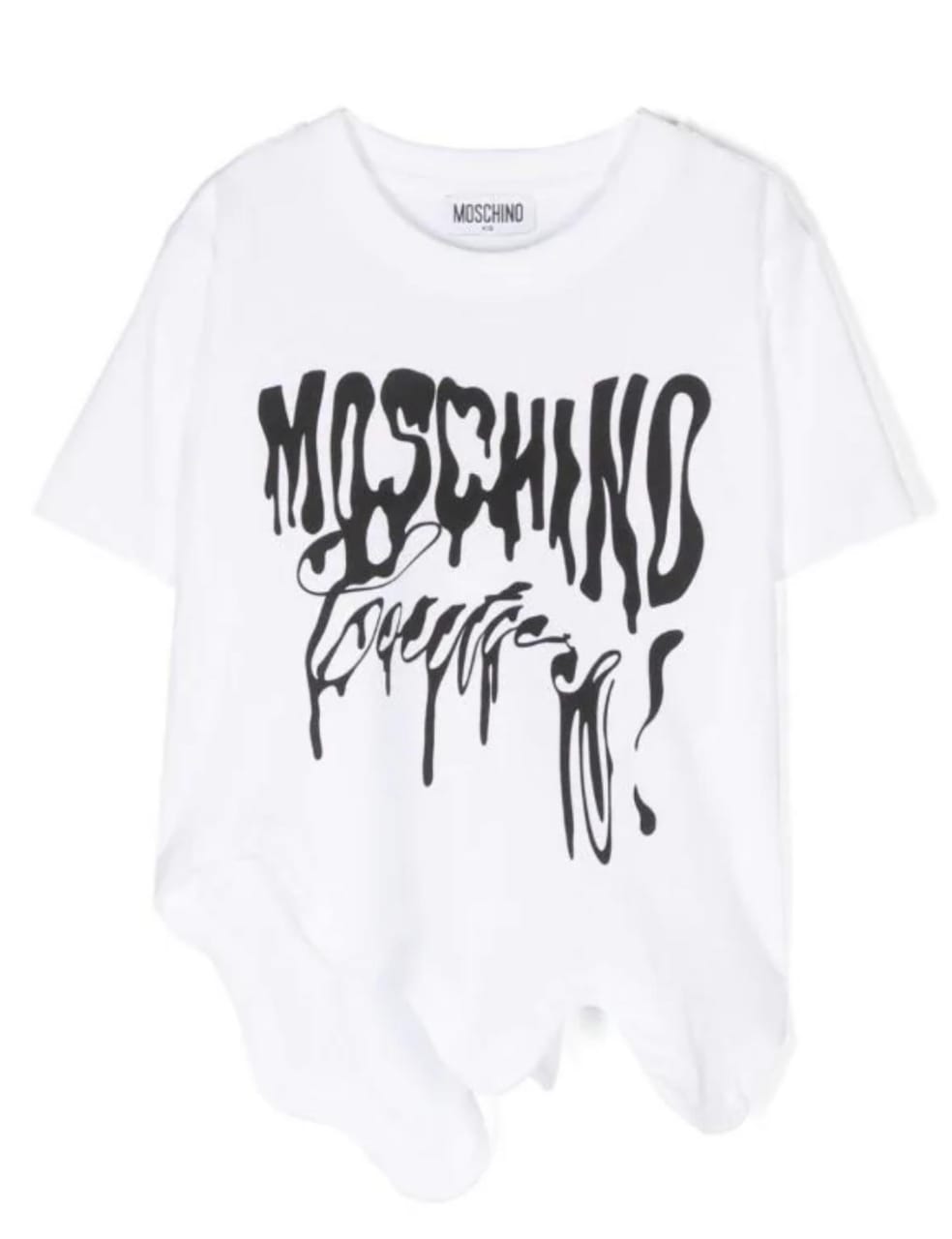 Moschino Tshirt Designer Couture White