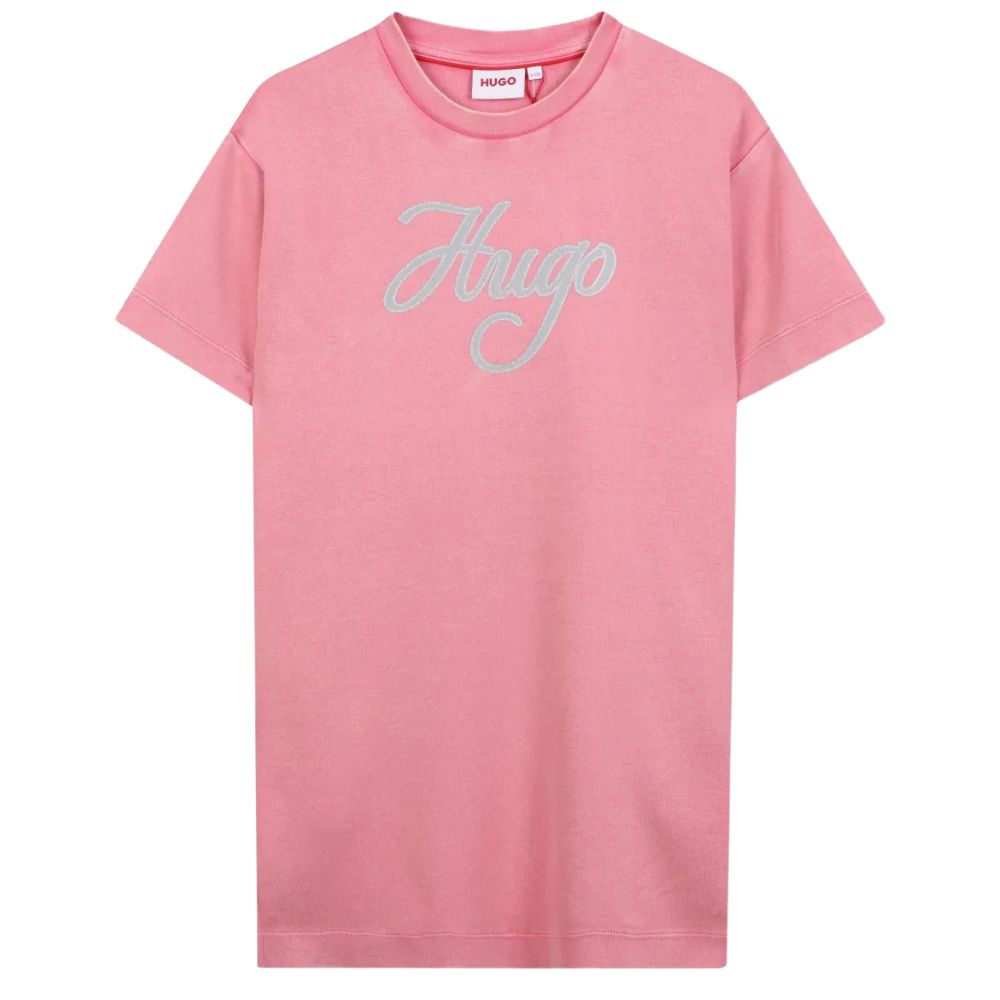 Hugo Dress Short Sleeve Rasberry