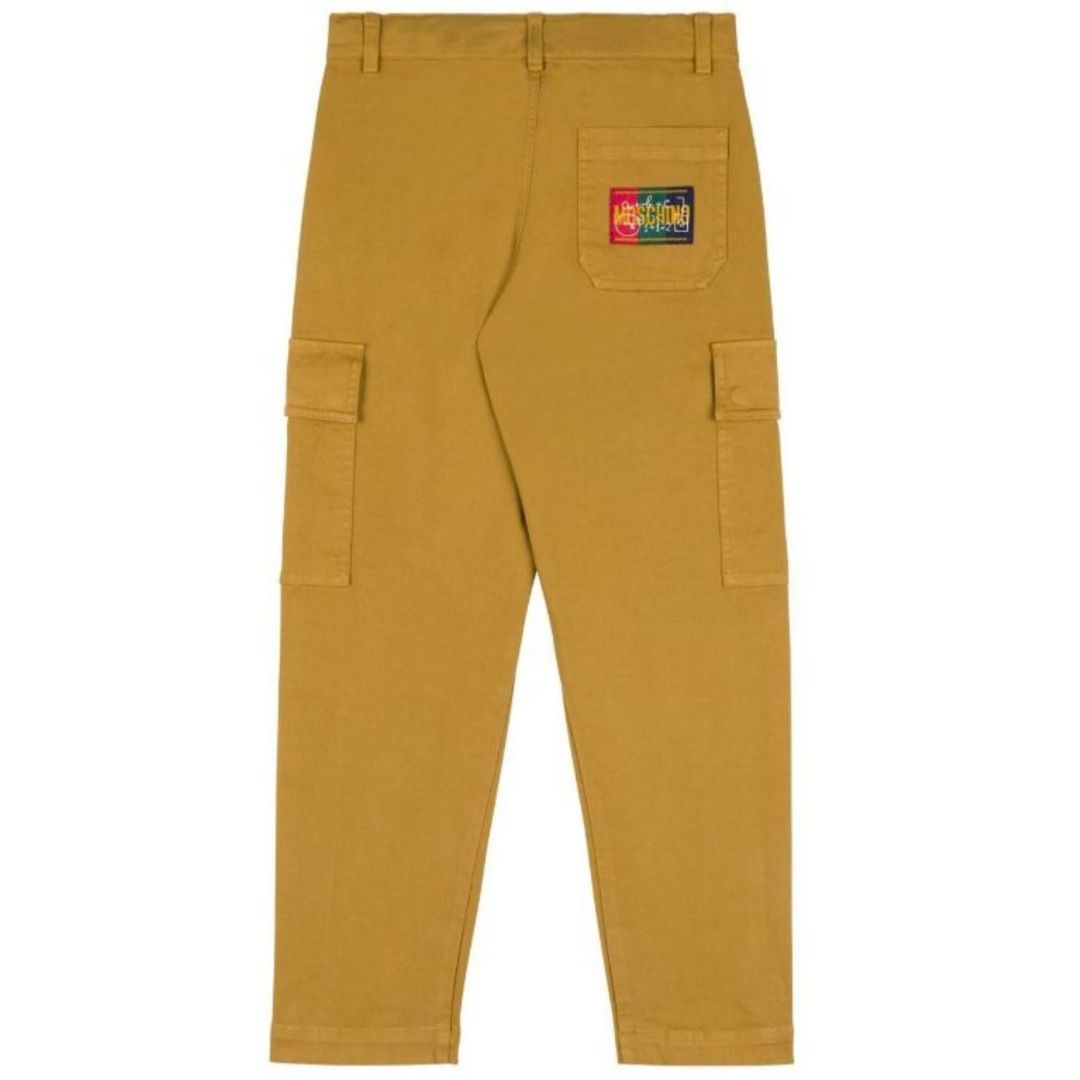 Moschino  Cargo Pants Side Pocket Mustard