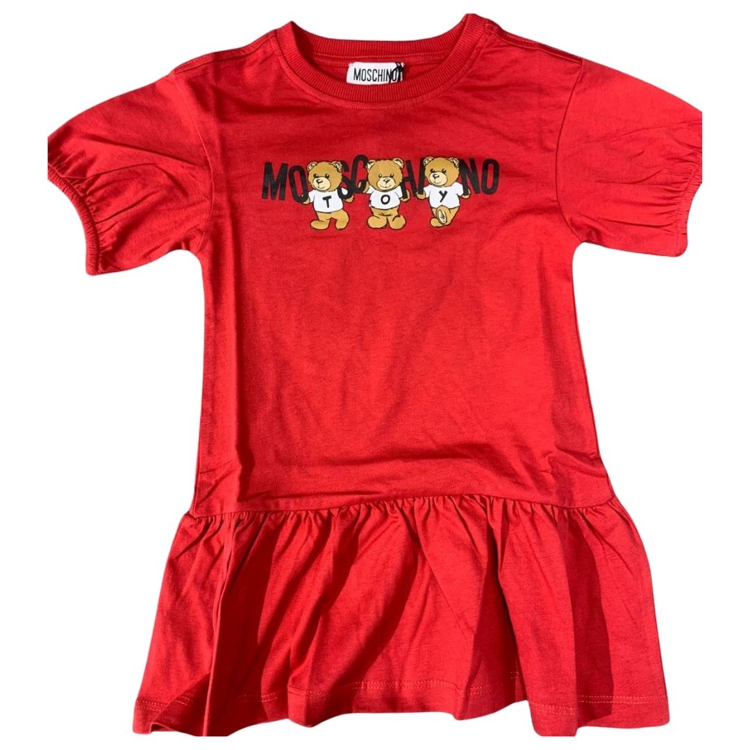 Moschino Dress Toy Bear Red