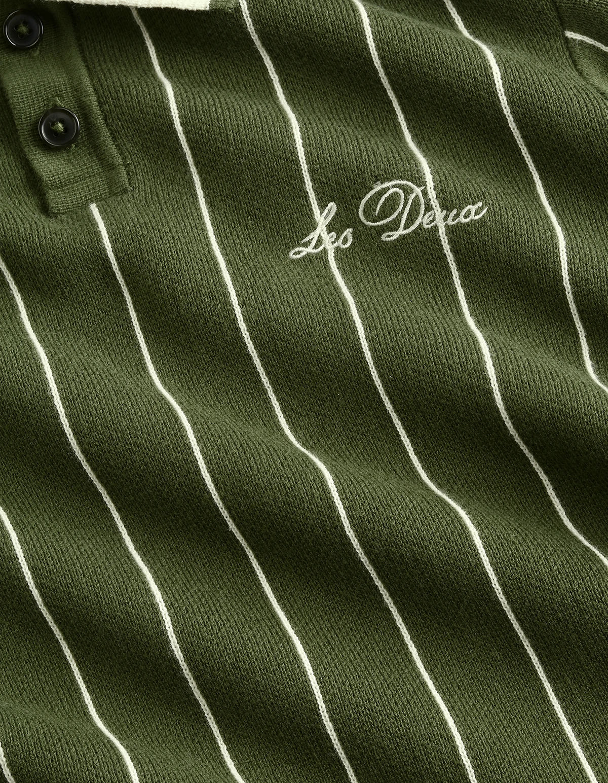 Les Deux Golfer Ls Signature Knitted Green