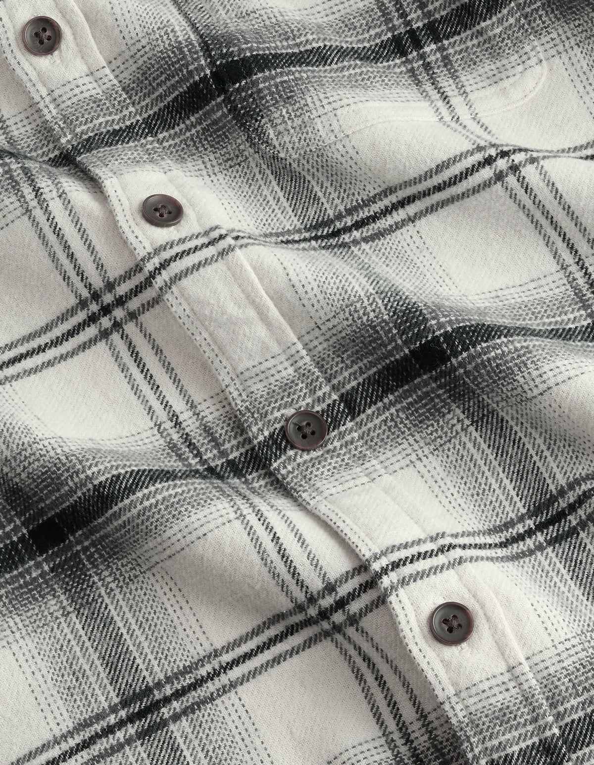Les Deux Overshirt Checkered Blackwhite