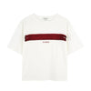 Lanvin T-Shirt Logo Off White - Red