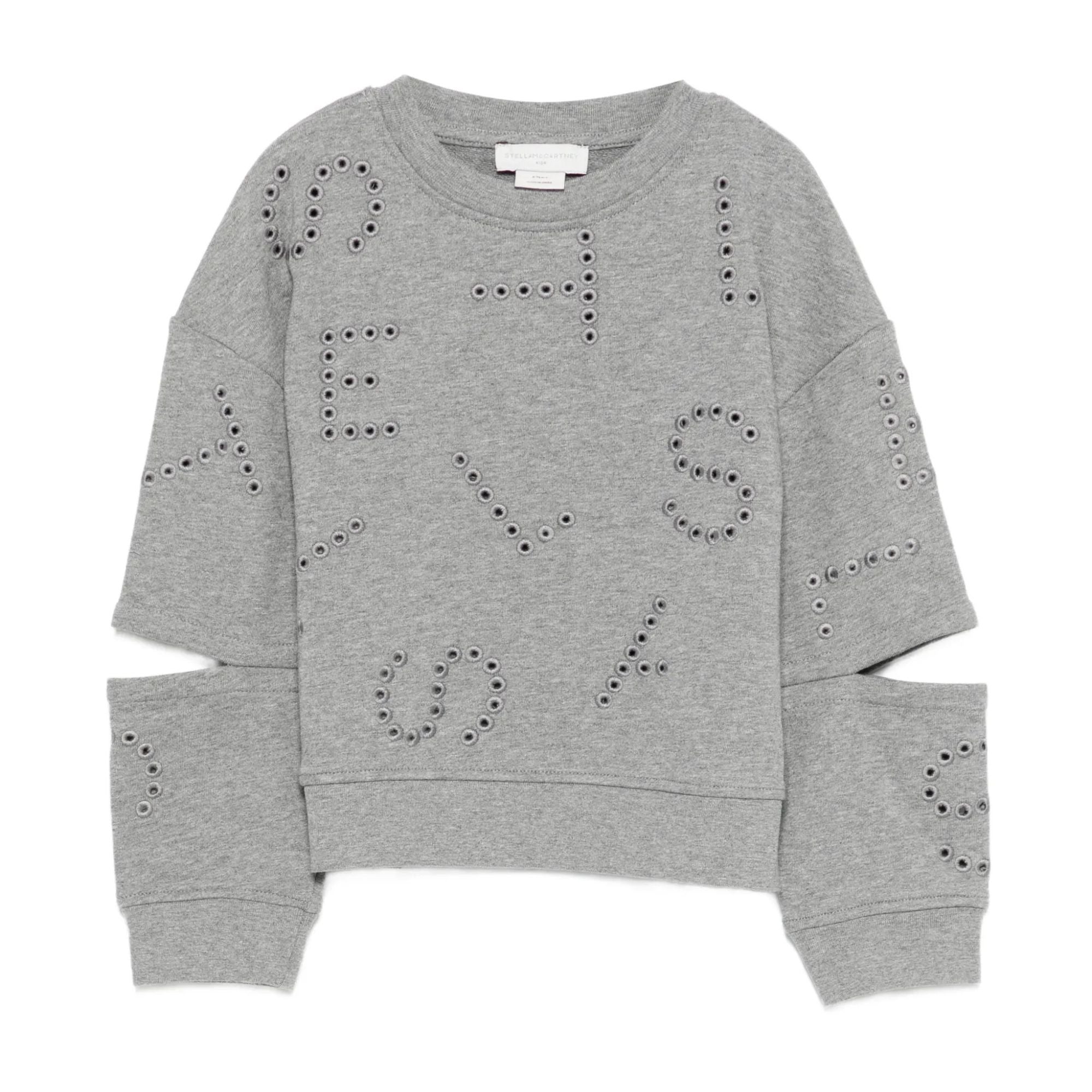 Stella Mccartney Sweater Allover Print Grey