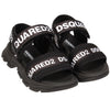 Dsquared2 Sandal Logo Straps Black