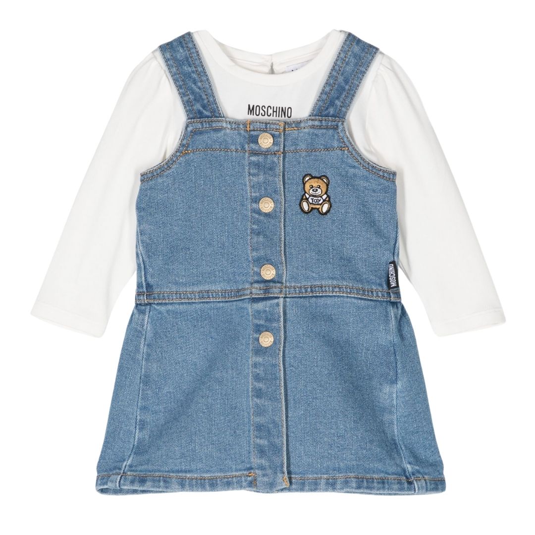 Moschino  Set Blouse & Dress White-Denim