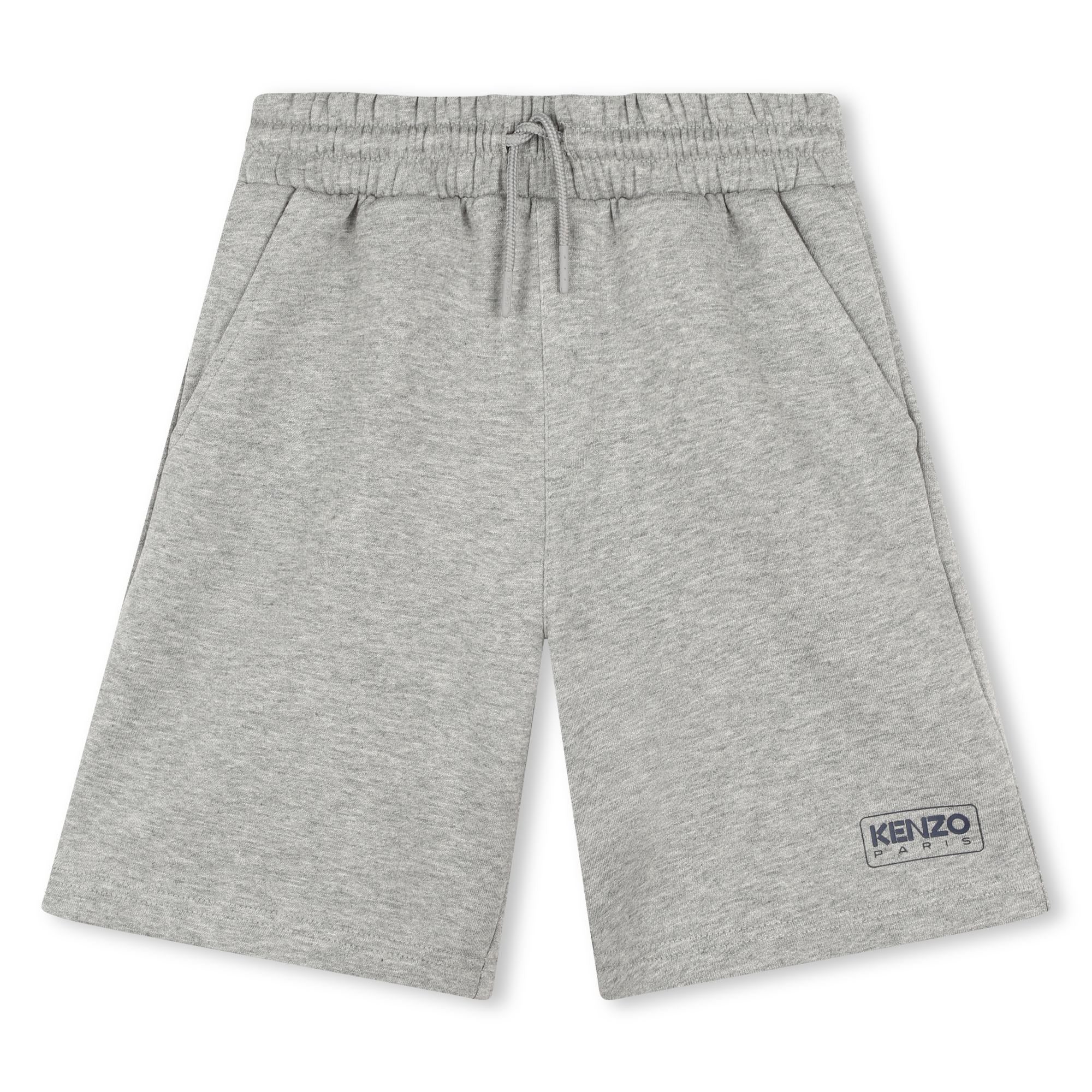 Kenzo Shorts Bermuda Side Logo Marl Grey