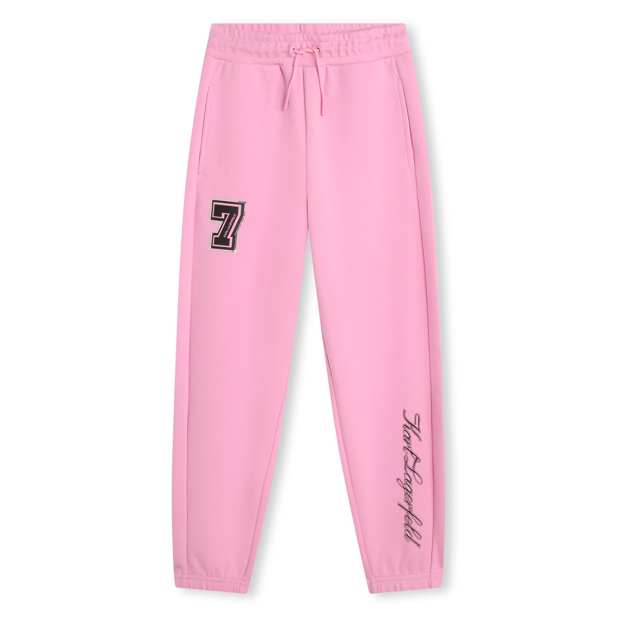 Karl Lagerfeld Track Pants Varsity Pink