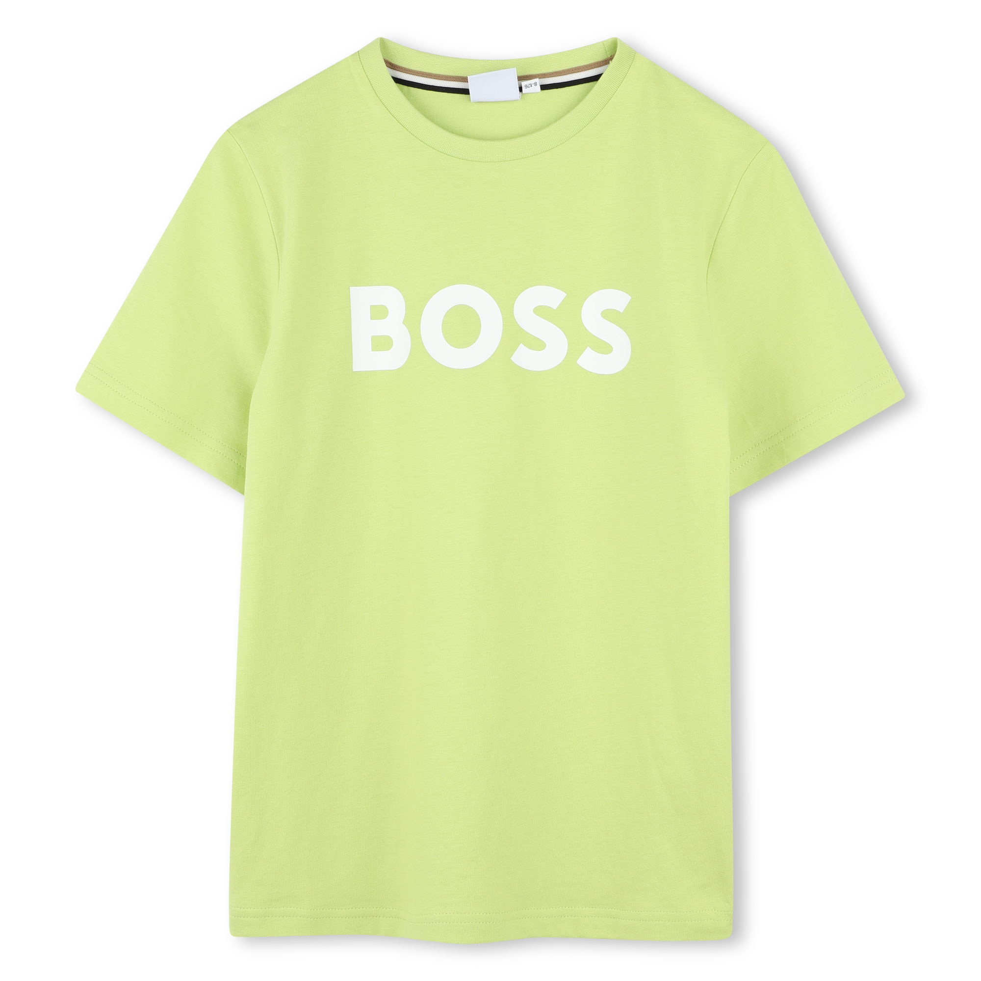 Boss Tshirt Logo Lime