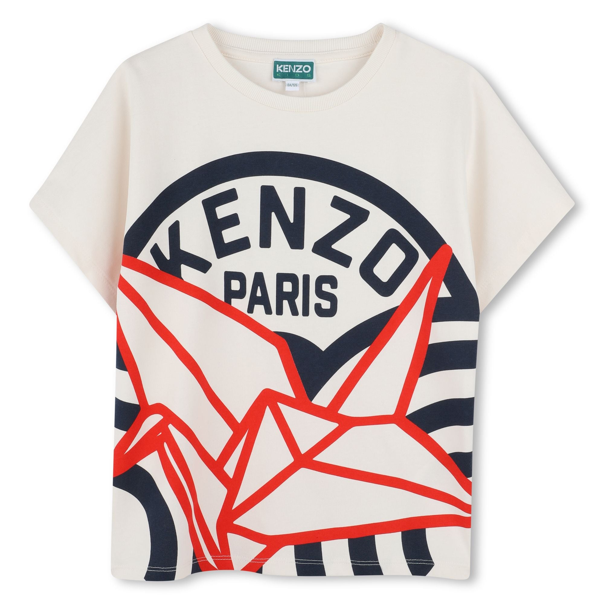 Kenzo Tshirt Off White Navy