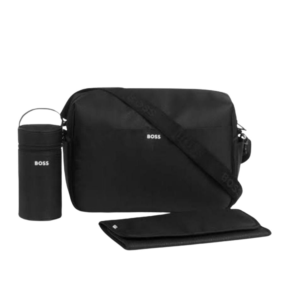 Boss Bags Piece Shoulder Water Bottle & Pouch Black