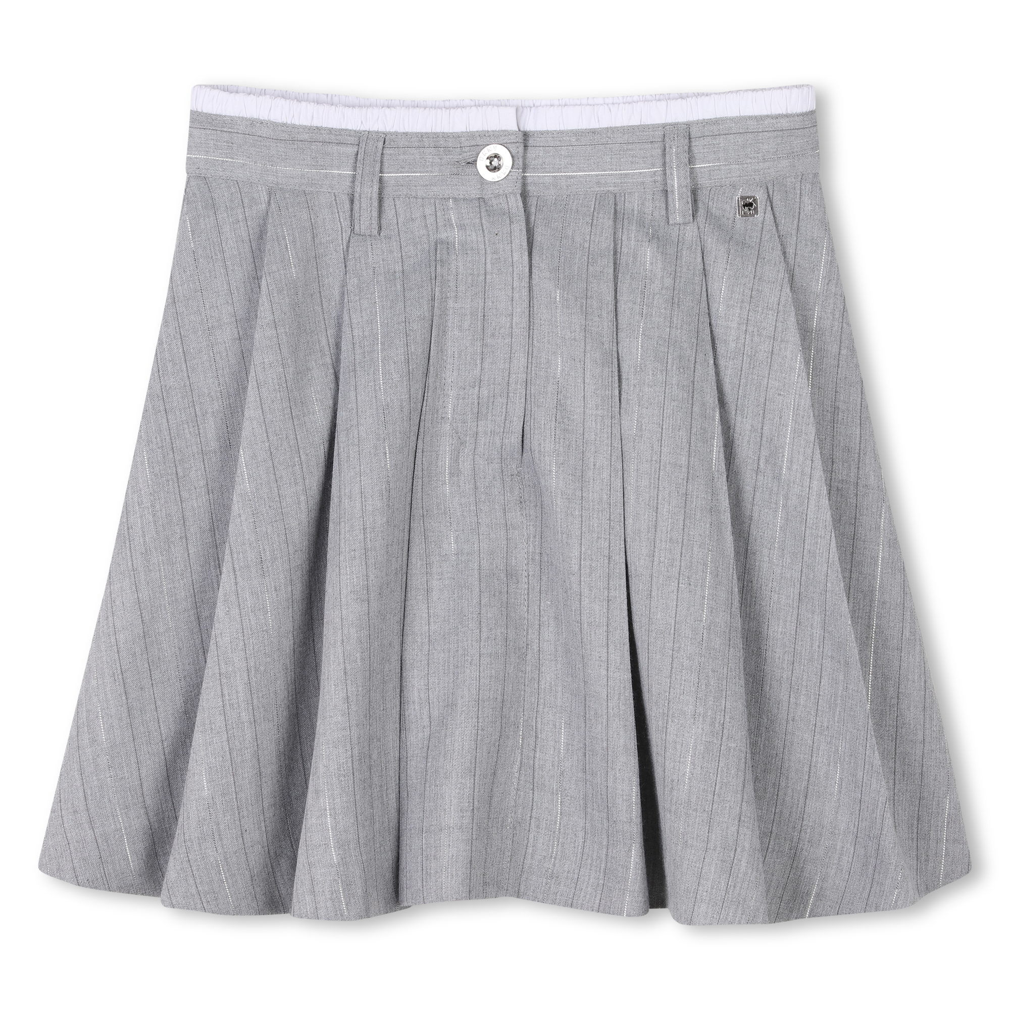 Dkny Skirt Pleated Grey