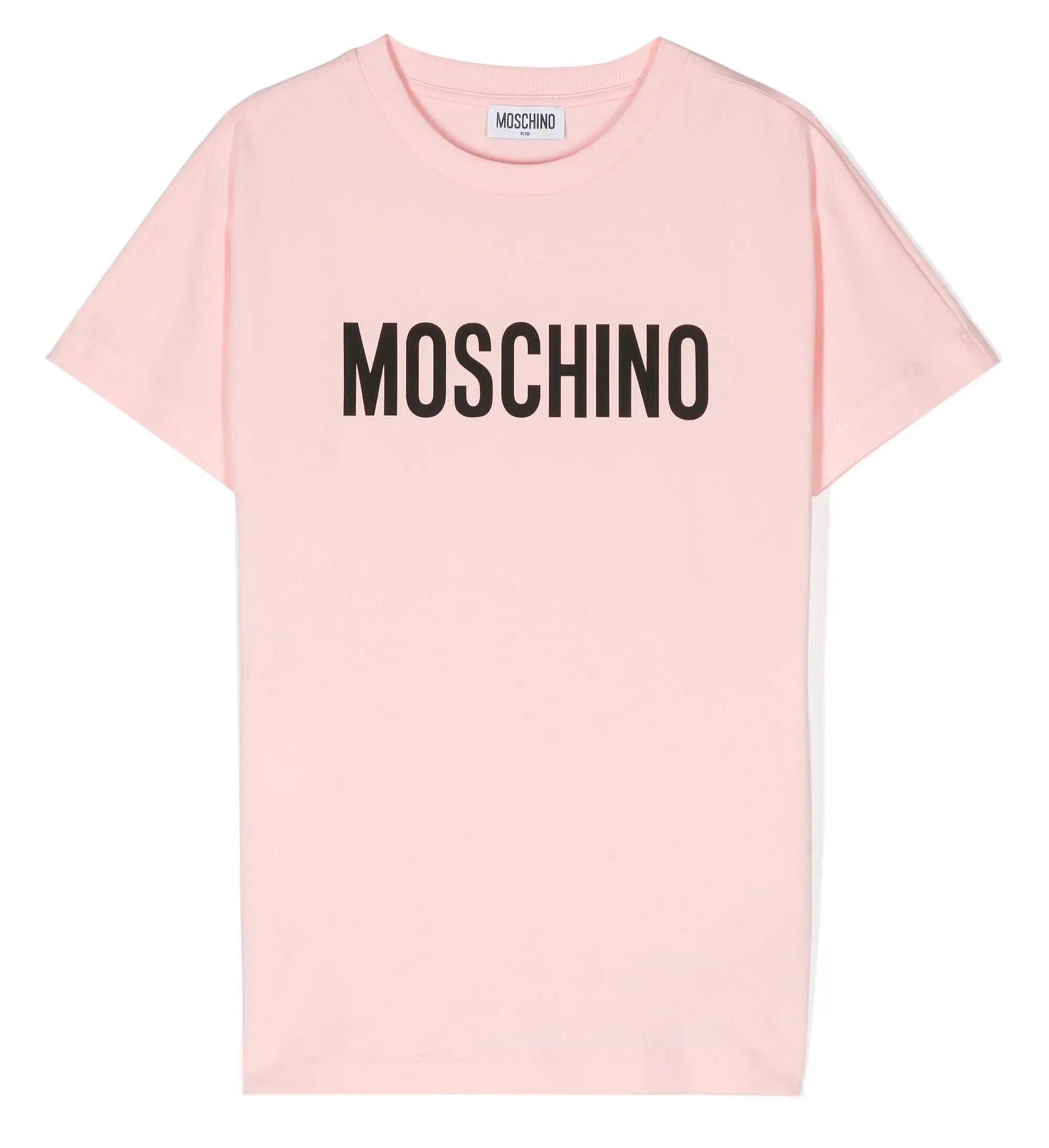 Moschino Pink Tshirt Logo Across