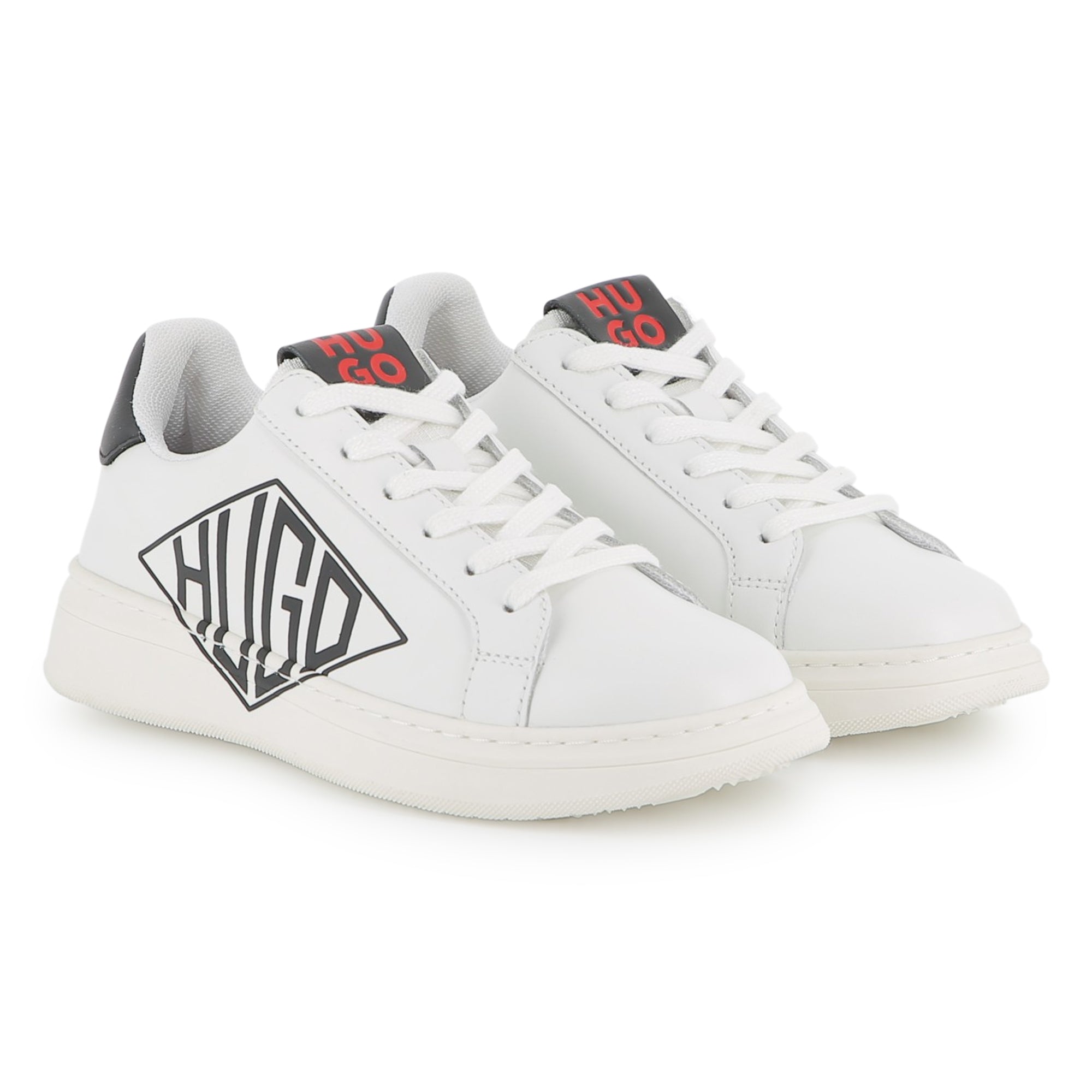 Hugo Sneaker Logo White