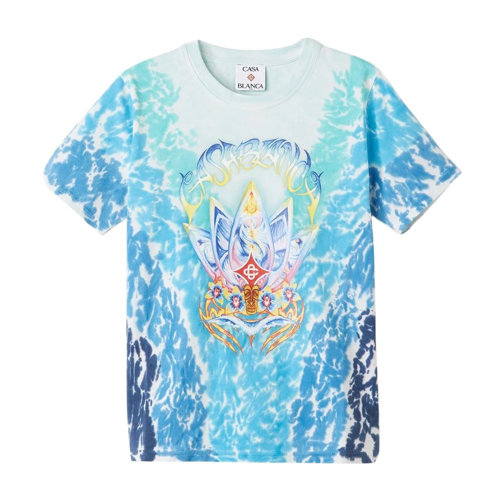 Casablanca Tshirt Boys Surf Lotus Tie Dye