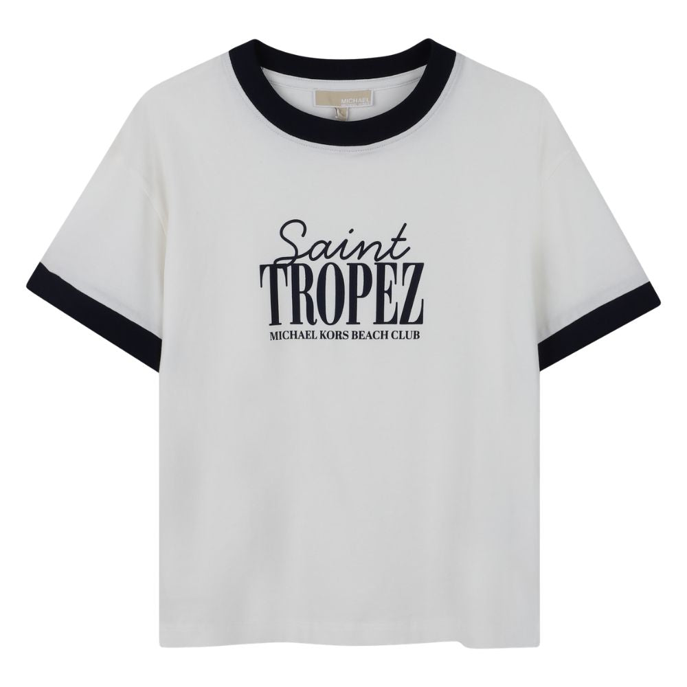 Michael Kors Tshirt Saint Tropez Ecru Marine