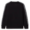 Off White Sweater Strip Logo Black