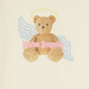 Palm Angels T-Shirt Angel Teddy Cream