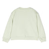 Palm Angels Sweater Curved Logo Light Green